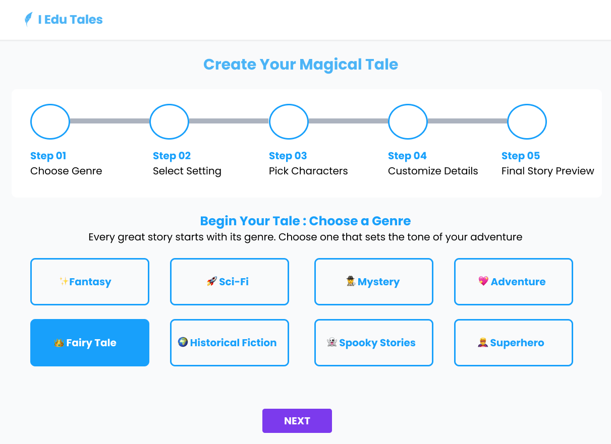 1. Select & Personalise